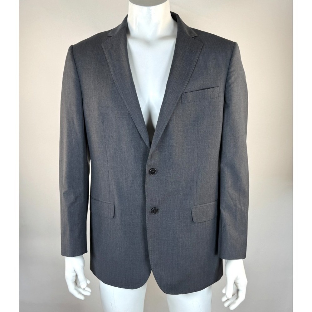 Brooks Brother Explorer Madison Fit Wool Blazer Mens 42R EUC Lined 2-Button Gray